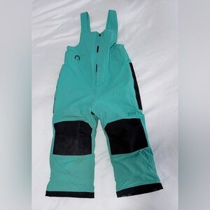 REI Teal and Black Kids' Snow Bib